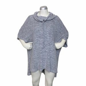 NWOT Lands’ End Gray Pullover Oversized Sweater